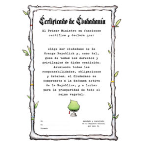 Certificado de Ciudadania